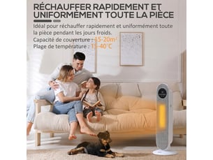 soufflant <strong></strong> - 2 niveau(x) de puissance(s) 2000 watts