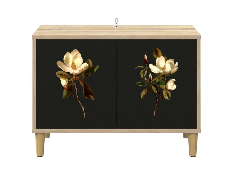  Meuble tv - banc tv - meuble de rangement bremen 69 x 33 x 50 cm sonoma bois d'ingénierie  - Conforama D