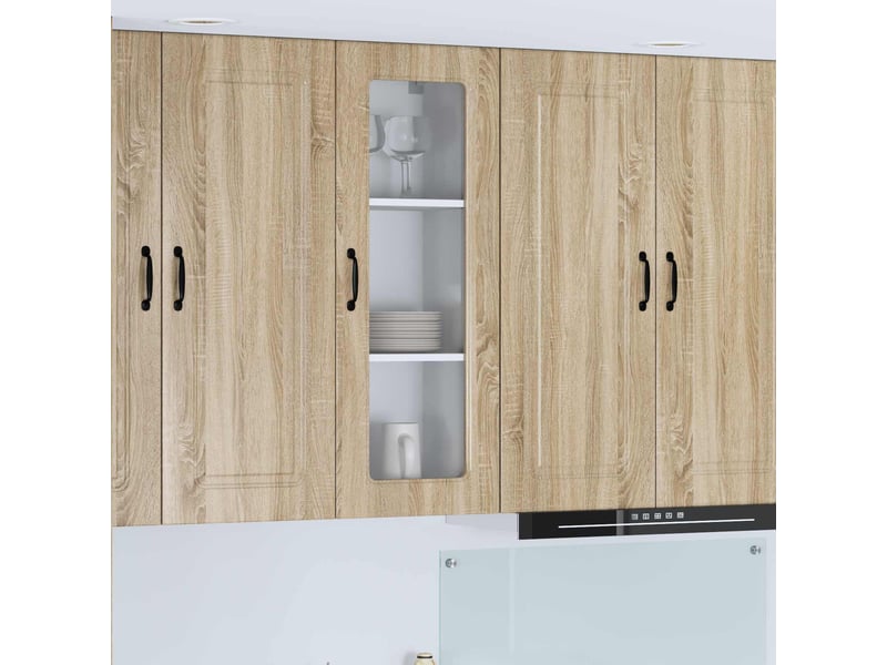  Meuble mural de cuisine | armoire de cuisine chêne sonoma 40x31x100cm shl8340  - Conforama B