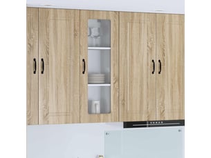 Meuble mural de cuisine | armoire de cuisine chêne sonoma 40x31x100cm shl8340