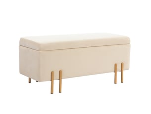 Banquette lit convertible couchage Occasionnel <strong>FLORAGRACE</strong> <strong></strong> beige