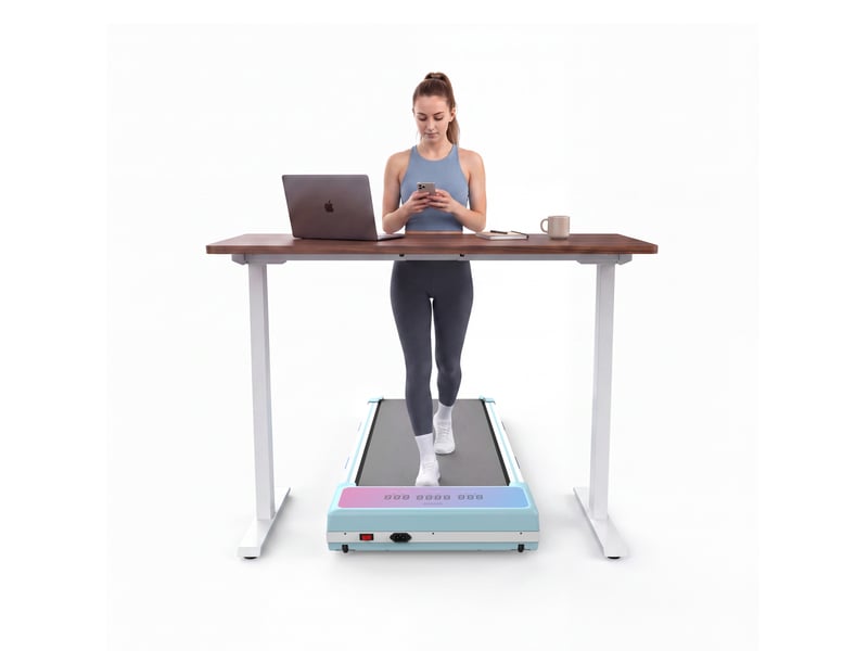  Tapis de marche à inclinaison automatique 15 % bluetooth homvra  - Conforama C