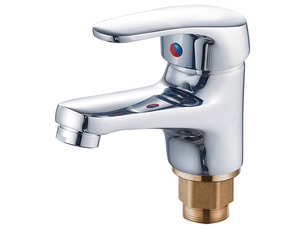 Robinet mitigeur monocommande pour lavabo de salle de bain, montage sur pont