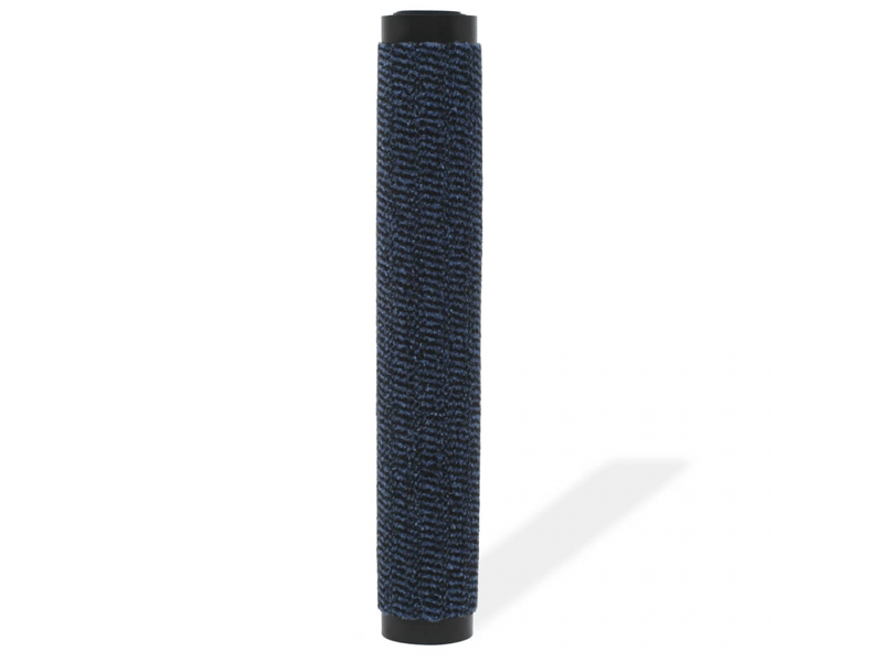  Tapis d'entrée rectangulaire à nœuds 40x60 cm bleu - comfortxl PB562051 - Conforama A
