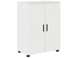 Cabinet de salle de bain, armoire salle de bain blanc brillant 60 x 35 x 80 cm cf65251