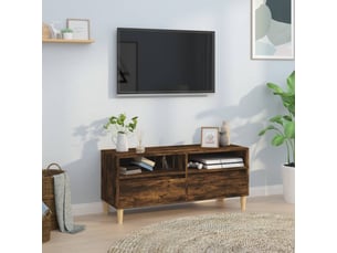 Meuble tv coloris marron 100 cm <strong></strong>  <strong></strong>