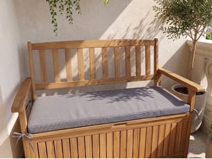 Coussin de banquette sovana 108 x 45 cm gris