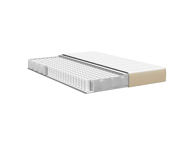  Lit double- lit adulte -  matelas de lit avec matelas sauge 140 x 200 cm tissu  - Conforama C