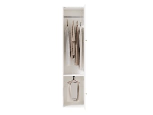 Armoire DESVIAE coloris blanc largeur 45 cm