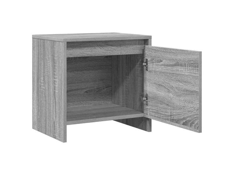  Table de chevet - cabinet de chevet - table de nuit sonoma gris 45x34x44,5 cm bois d'ingénierie  - Conforama D
