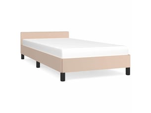 Lit simple 80x200 cm    coloris marron