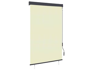 Store enrouleur, store roulant d'extérieur 120 x 250 cm crème cf47303