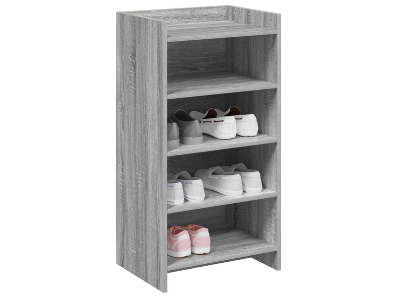  Meuble à chaussure, cabinet à chaussures avec stockage sonoma gris 48x36x92 cm shl5612  - Conforama C