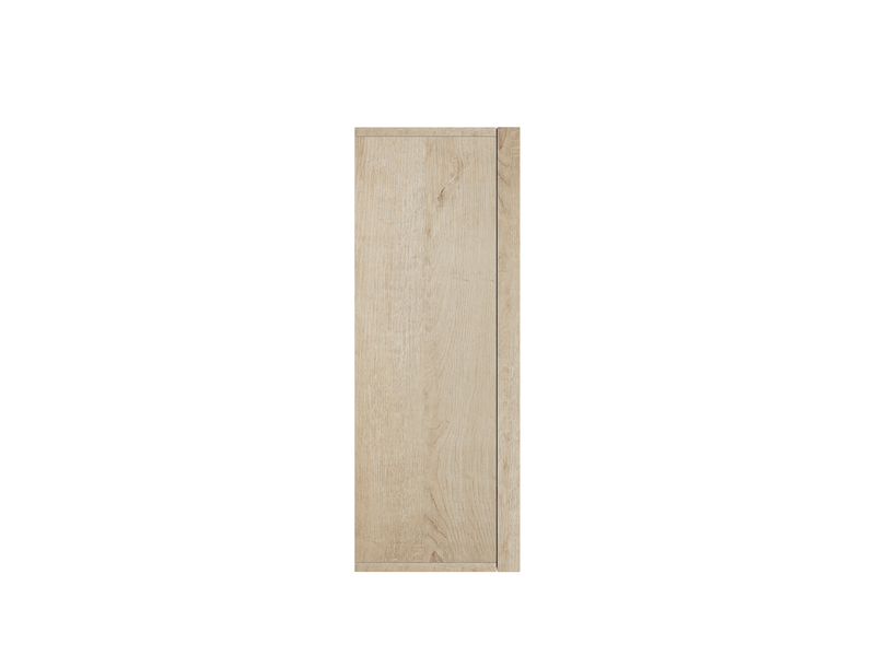  Meuble haut salle de bain mural effet chêne, placard double porte sans poignée, rangement  - Conforama E