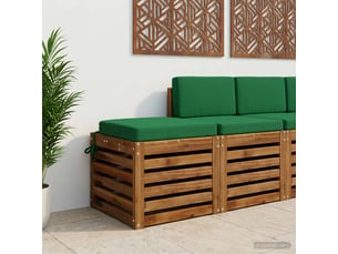 Coussin de siège, coussin d'assise en 1 pièce soest 100 % polyester vert cf55859