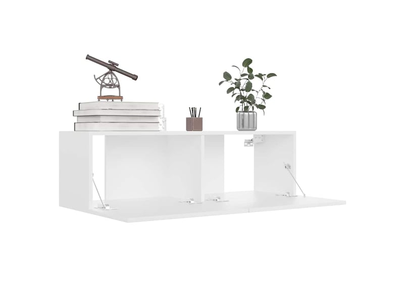  Ensemble de meubles tv 6 pcs blanc bois d'ingénierie shl38054  - Conforama D