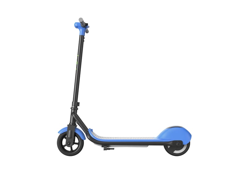  Trottinette électrique enfant kiddowe k1, pneus pleins 6,5, led, 14 kmh, bleu  - Conforama E