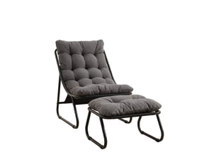 Fauteuil fixe <strong></strong> Tissu gris