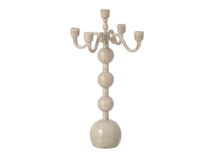 Chandelier 5 branches kaya 35cm beige