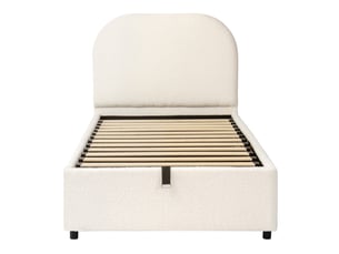 Lit coffre 90x200 cm RAUMIO coloris beige