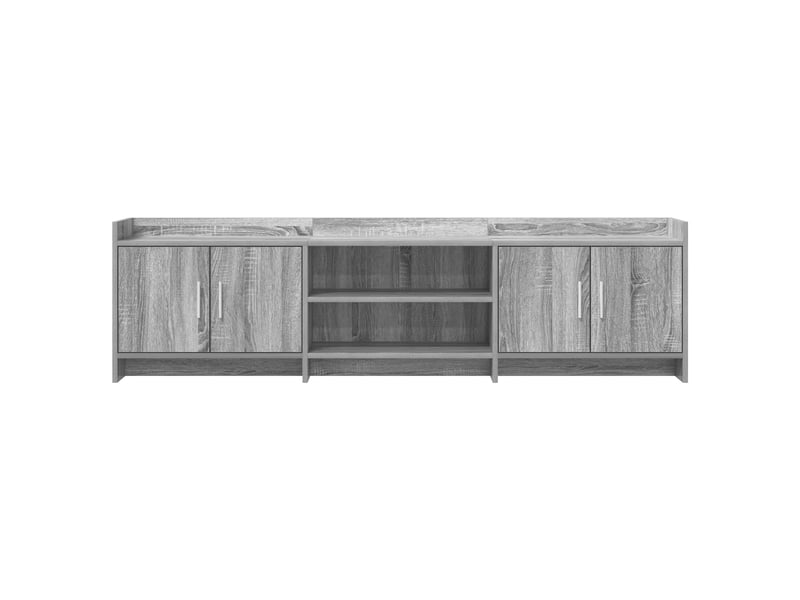  Meuble tv - banc tv - meuble de rangement 168 x 33 x 47 cm sonoma gris bois d'ingénierie  - Conforama E