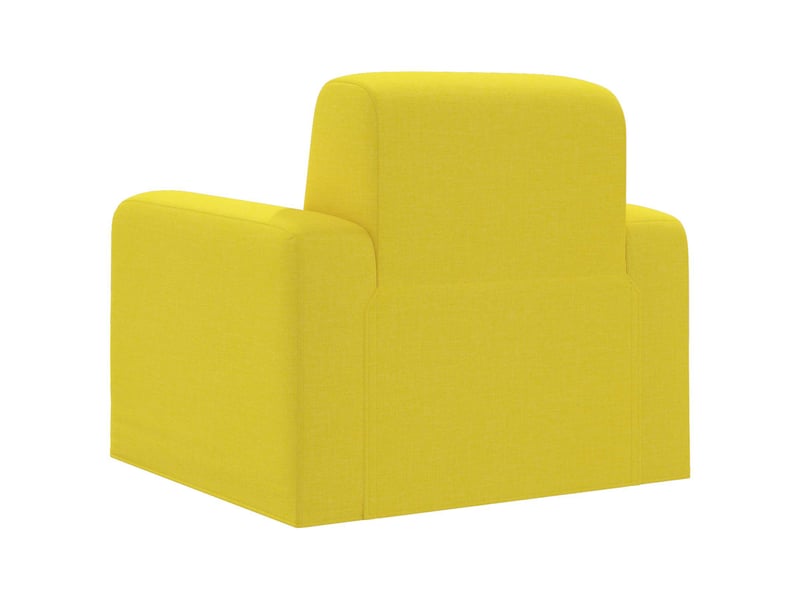  Vidaxl fauteuil jaune clair tissu  - Conforama E