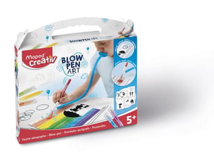 Blow pen string art maped creativ boite carton