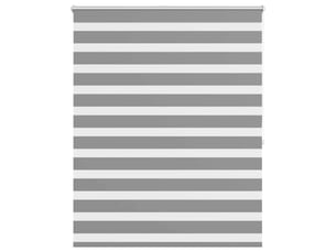 Store vénitien zébré, store de fenêtre 120,9 x 175 cm, largeur du tissu 116,7 cm, gris cf48220