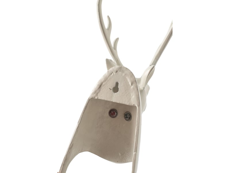  Porte-bouteilles cerf yasmine 109cm blanc  - Conforama C