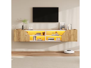 Meuble tv coloris bicolore 180 cm Fay Lum