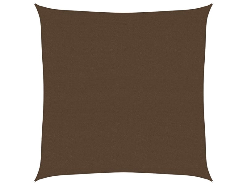  Voile d'ombrage - voile d'ombre - voile parasol 160 gm² marron 7x7 m pehd  - Conforama A