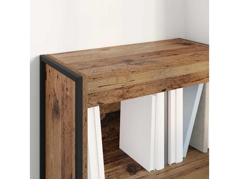  Bibliothèque, armoire à livres 60 x 30 x 86,5 cm bois d'ingénierie bois ancien  - Conforama D