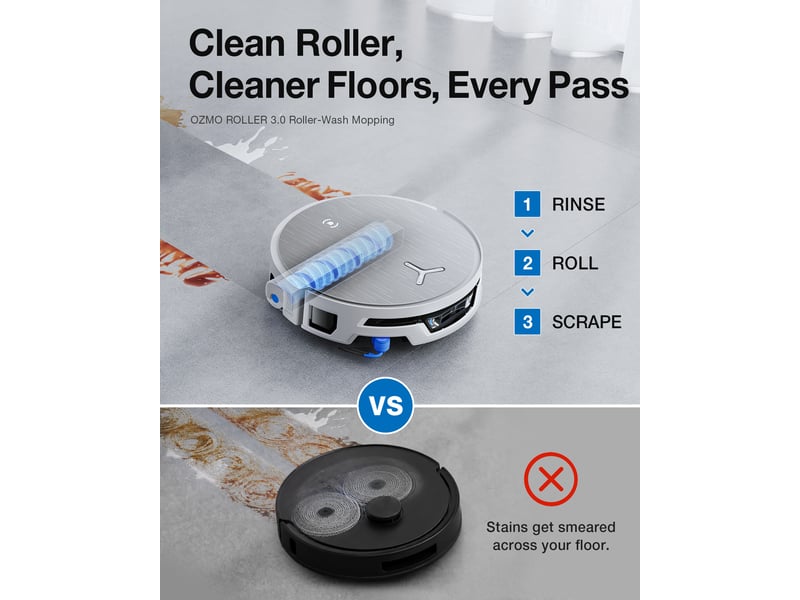  ECOVACS DEEBOT X12S Pro Omni Set Robot Aspirateur Laveur, 27000Pa, OZMO Roller 3.0,FocusJet,YIKO 3.0 27000Pa, FocusJet, YIKO 3.0 - Conforama B
