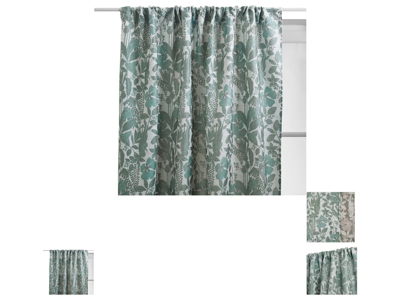 Rideau Oeillets vert  - Conforama J