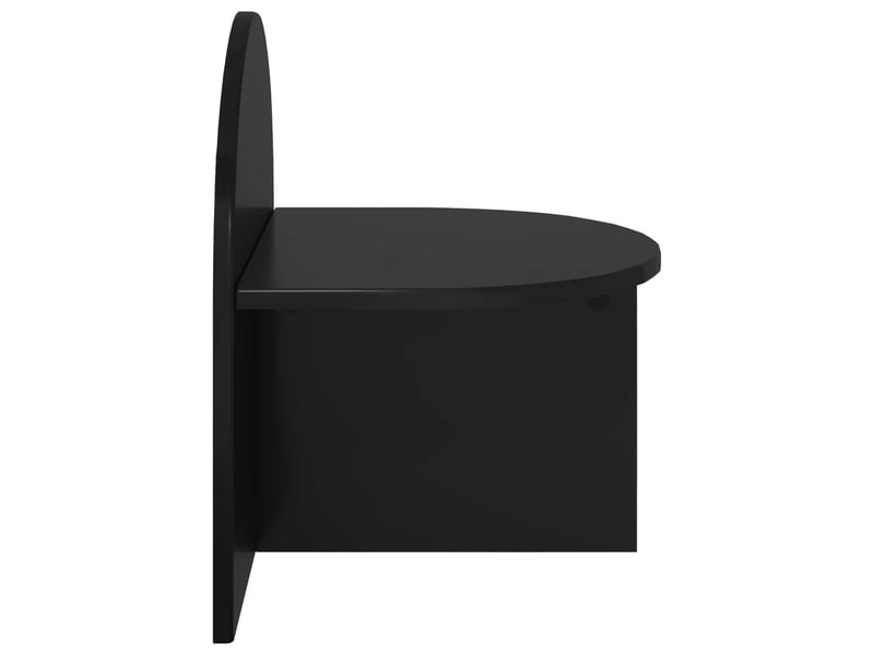 Table de chevet - cabinet de chevet - table de nuit chêne noir 40 x 35,5 x 45,5 cm - Conforama D