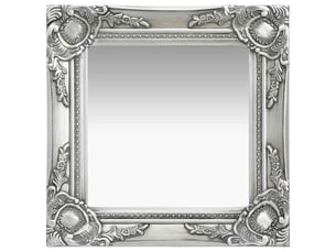 Miroir carré(e) à fixer coloris argenté <strong></strong>  <strong></strong> - 40 cm x 40 cm