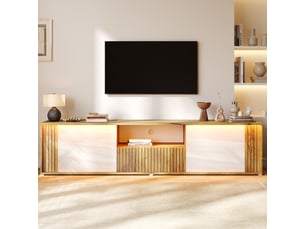 Meuble tv coloris blanc 180 cm <strong></strong>  <strong>OMNIGLINT TRADING LTD</strong>