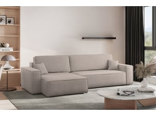 Canapé d'angle karl xl tissu verita 03 beige