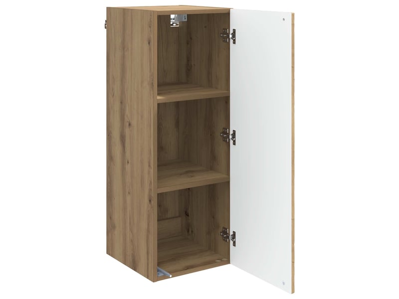  Armoire murale salon, meuble de rangement 33 x 34,5 x 90 cm bois d'ingénierie shl2563  - Conforama C