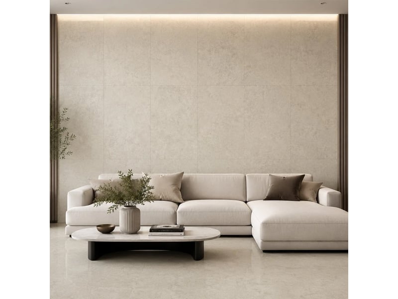  Carrelages adhésifs en pvc effet marbre 22 pièces divina home - beige  - Conforama C