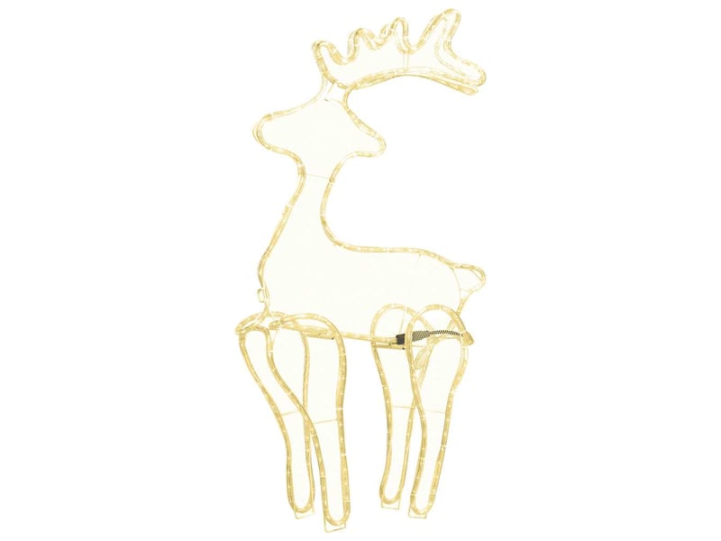  Décoration de noël de renne avec maille 306 led 60x24x89 cm  - Conforama A