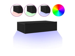 Meuble tv coloris noir  <strong></strong>  <strong></strong>