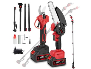 Tronconneuse elagueuse sur perche sans fil 450w moteur sans balais 6 pouces 198 cm