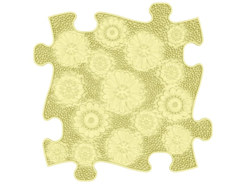  Tapis sensoriel muffik ensemble printemps - 6 pièces, beige, jaune pastel, vert pastel MFK-115 - Conforama E