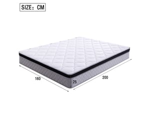 Matelas 160x200 cm <strong>DESVIAE</strong>  <strong></strong> Ressorts soutien Ferme épaisseur 25 cm