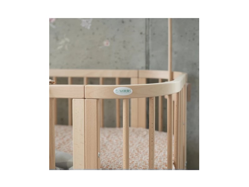  Lit bébé évolutif 5 en 1 - bois naturel waldin W5-N - Conforama E