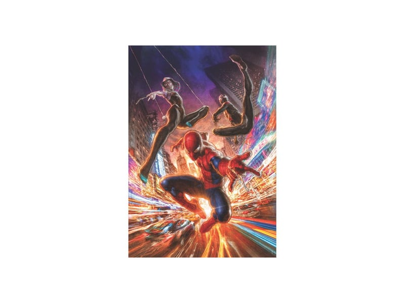 Puzzle 300 pieces super spider-man 48,5 x 33,5 cm CLE8005125217533 - Conforama B