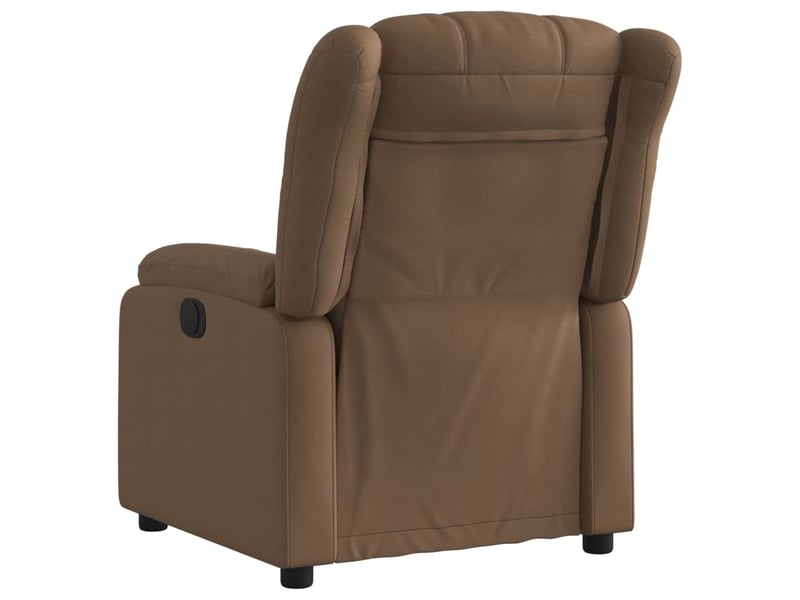 Fauteuil relax - fauteuil inclinable marron tissu  - Conforama C