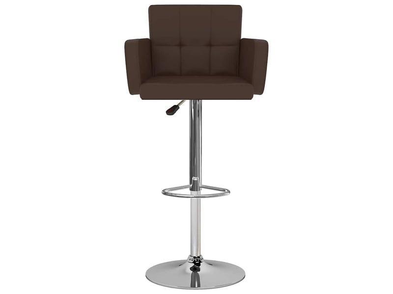  Lot de 2 tabouret de bar, chaise de bar marron similicuir shl28607  - Conforama C