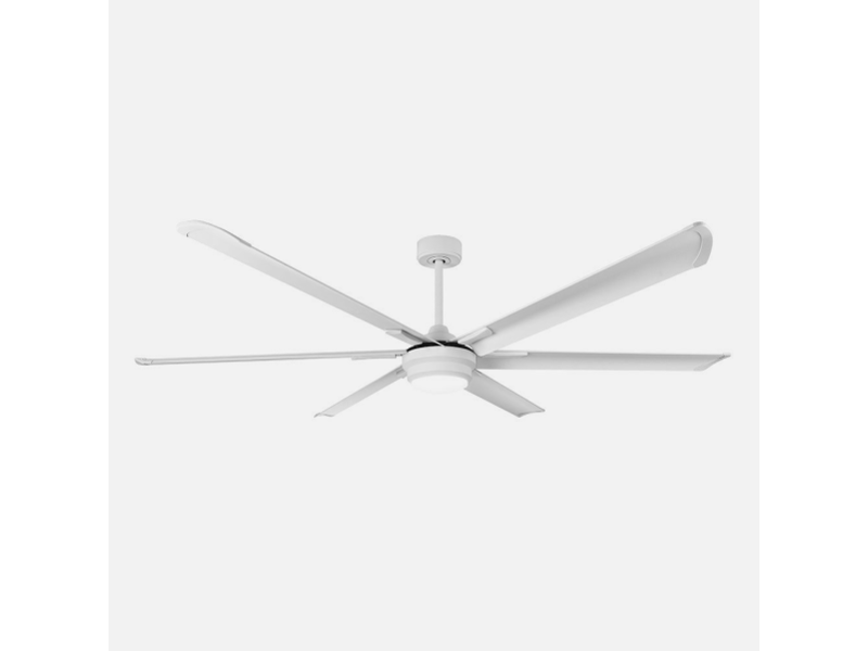  Ventilateur de plafond fabrilamp marea dc blanc 6 pales 198 cm 6 vitesses led 30 w télécommande 187891601 - Conforama D